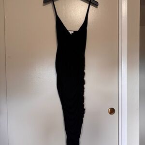 Leith Black Backless Dress